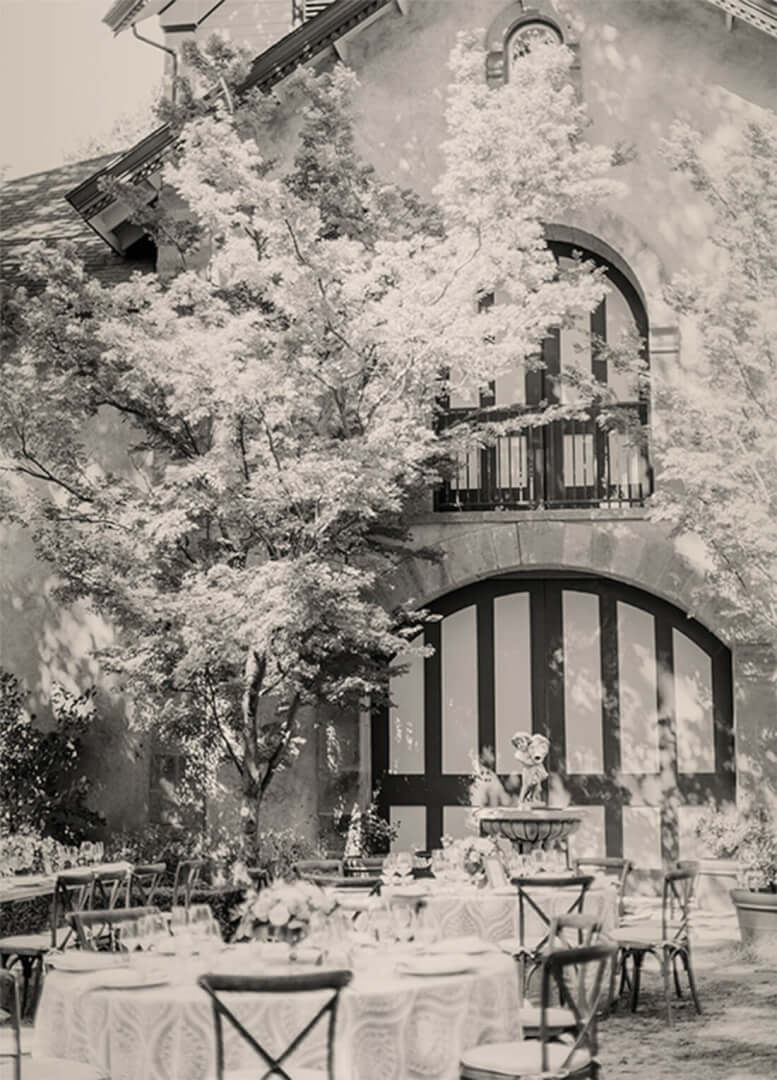Charles Krug Carriage House black and white